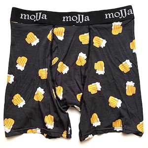 Men&#39;s Beer Boxer Briefs | Modal Underwear | Fun Gitch | Groom Gifts | Sweat Proof | Comfortable Undies | Funky Gifts for Men Him