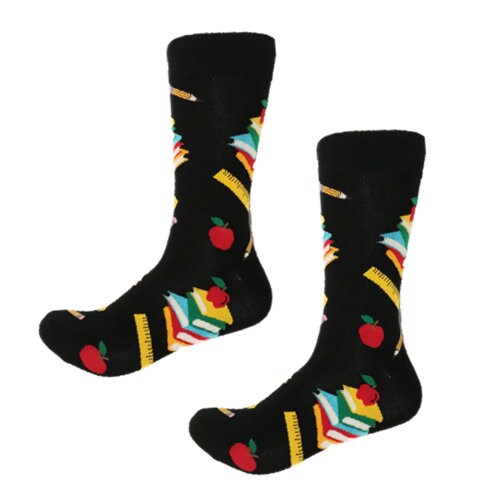 Calzini Unisex Divertenti Margaret Teacher - Regalo Perfetto Per Insegnanti Con Motivo Scolastico