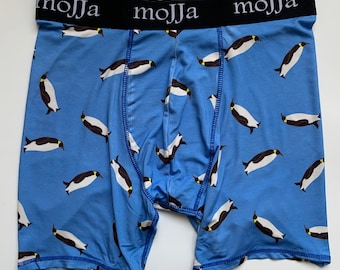 Penguins Boxer Briefs | Modal Underwear | Fun Gitch | Groom | Comfortable Undies | Novelty Gifts for Men Him | Men's Boxers