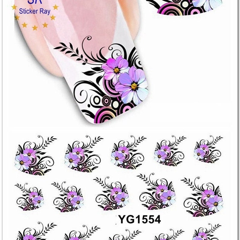 purple-rose-nail-sticker-etsy