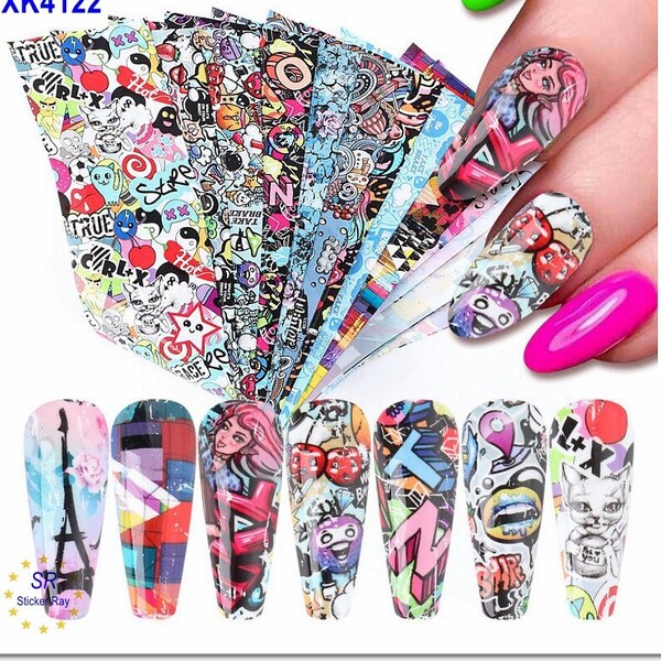 Nail Art Transfer - Etsy