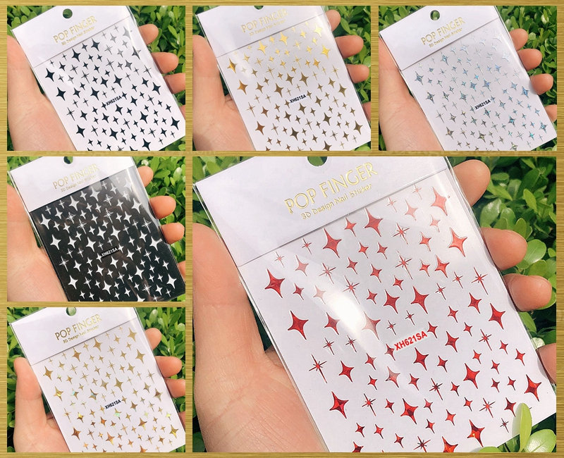 English Letters Alphabet Nail Art Stickers Decals Handwriting Letter Sheet  10 Colors Self Adhesive Nail Art Stickers WGSA 