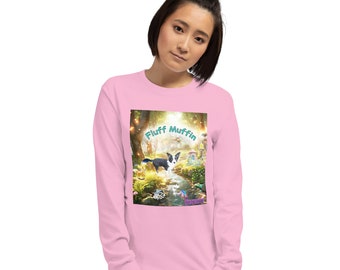 Fluff Muffin from the Punk Shop Dragon series books, Unisex Long Sleeve Shirt