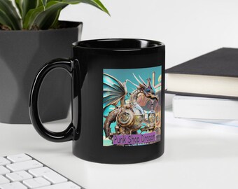 Punk Shop Mug noir brillant Dragon