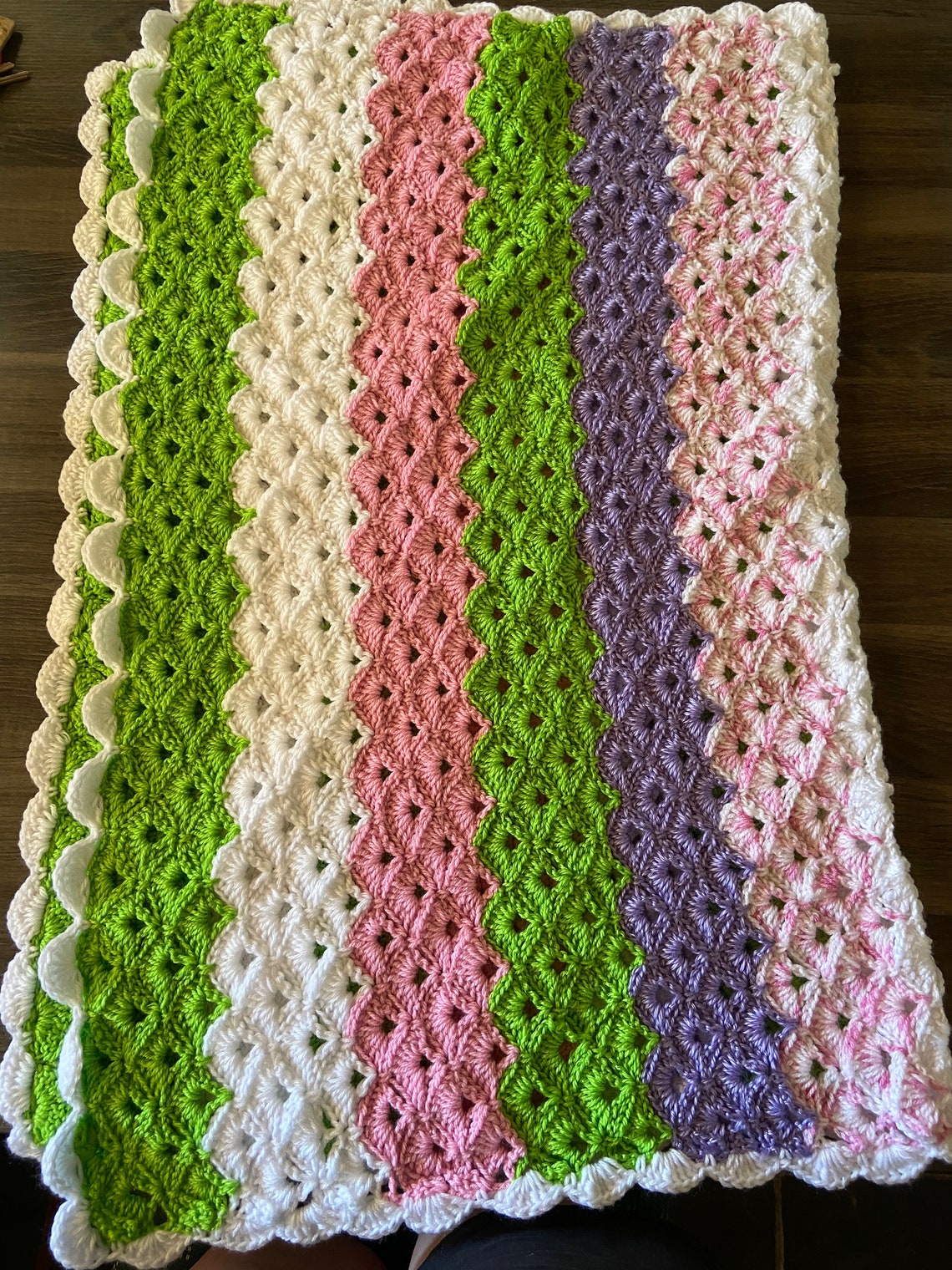Hand Crochet Baby Rugs Etsy