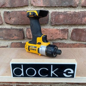 DeWALT 12V Power Tool Storage Dock Mounting Bracket for 12V Lithium-Ion (Drill, Saw, etc.)
