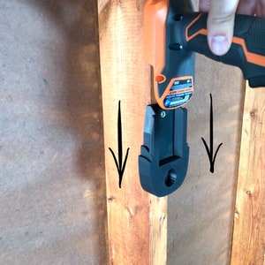 RIDGID Power Tool Storage Dock Mounting Bracket for 18V Lithium-Ion (Drill, Saw, etc.)
