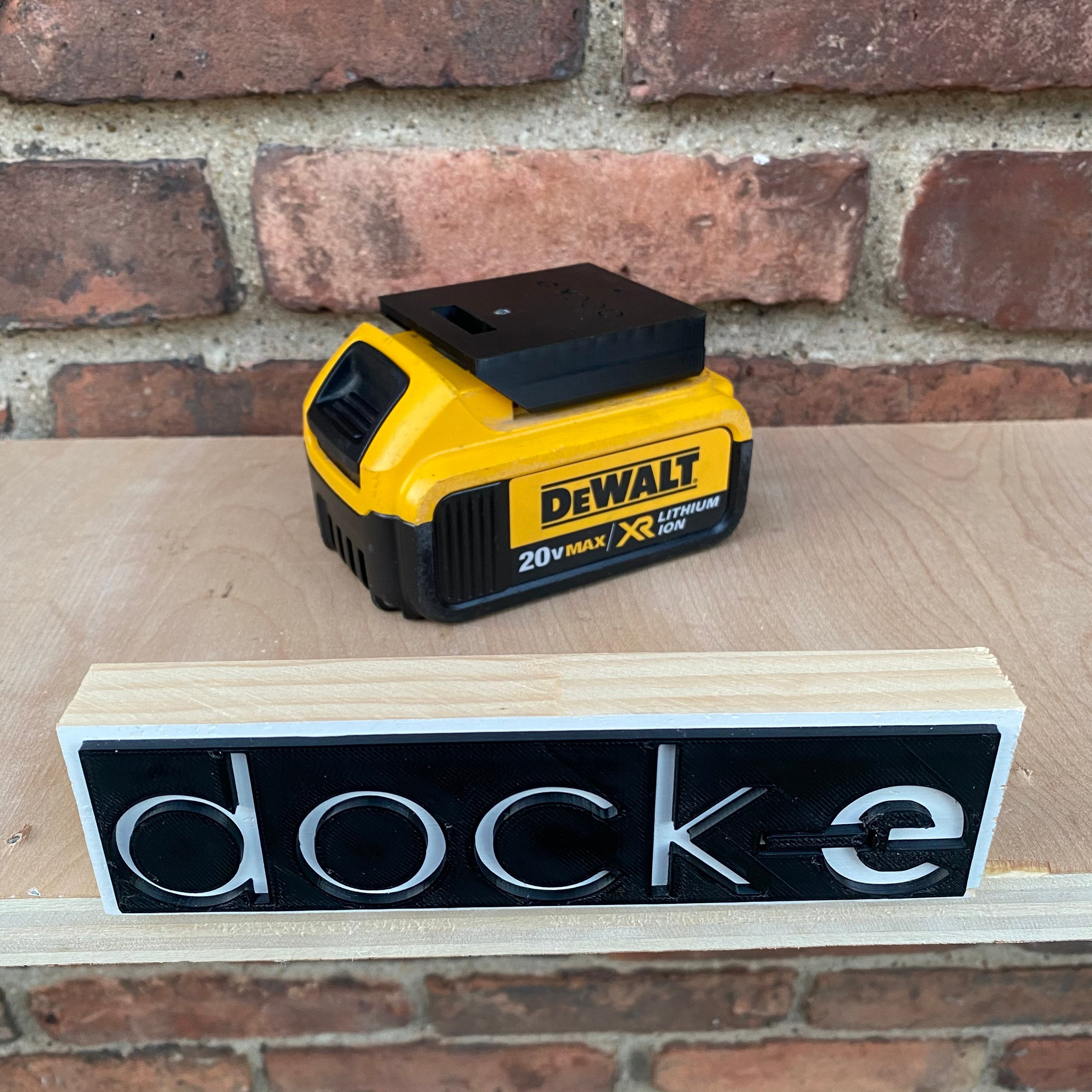 Dewalt 20V Battery Storage Dock Mounting Bracket for 20V Etsy
