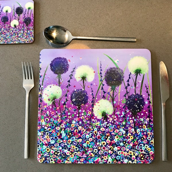 Purple Placemats Etsy UK