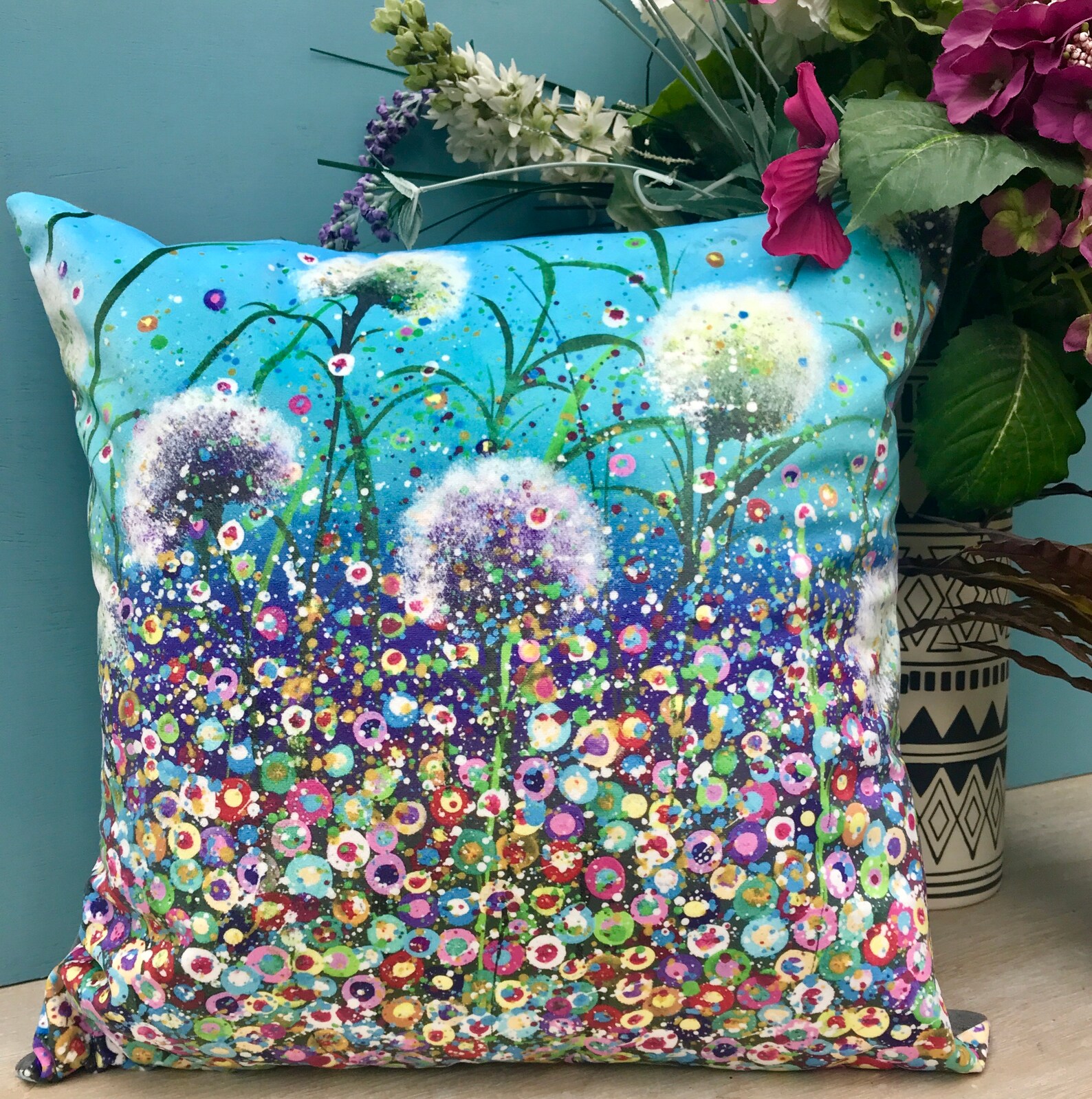 Spotty and Dotty Velvet Cushions Etsy UK
