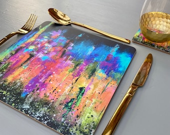 Abstract Woods Placemat Set