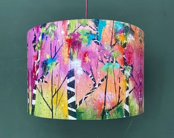 Colourful Woods Lampshade