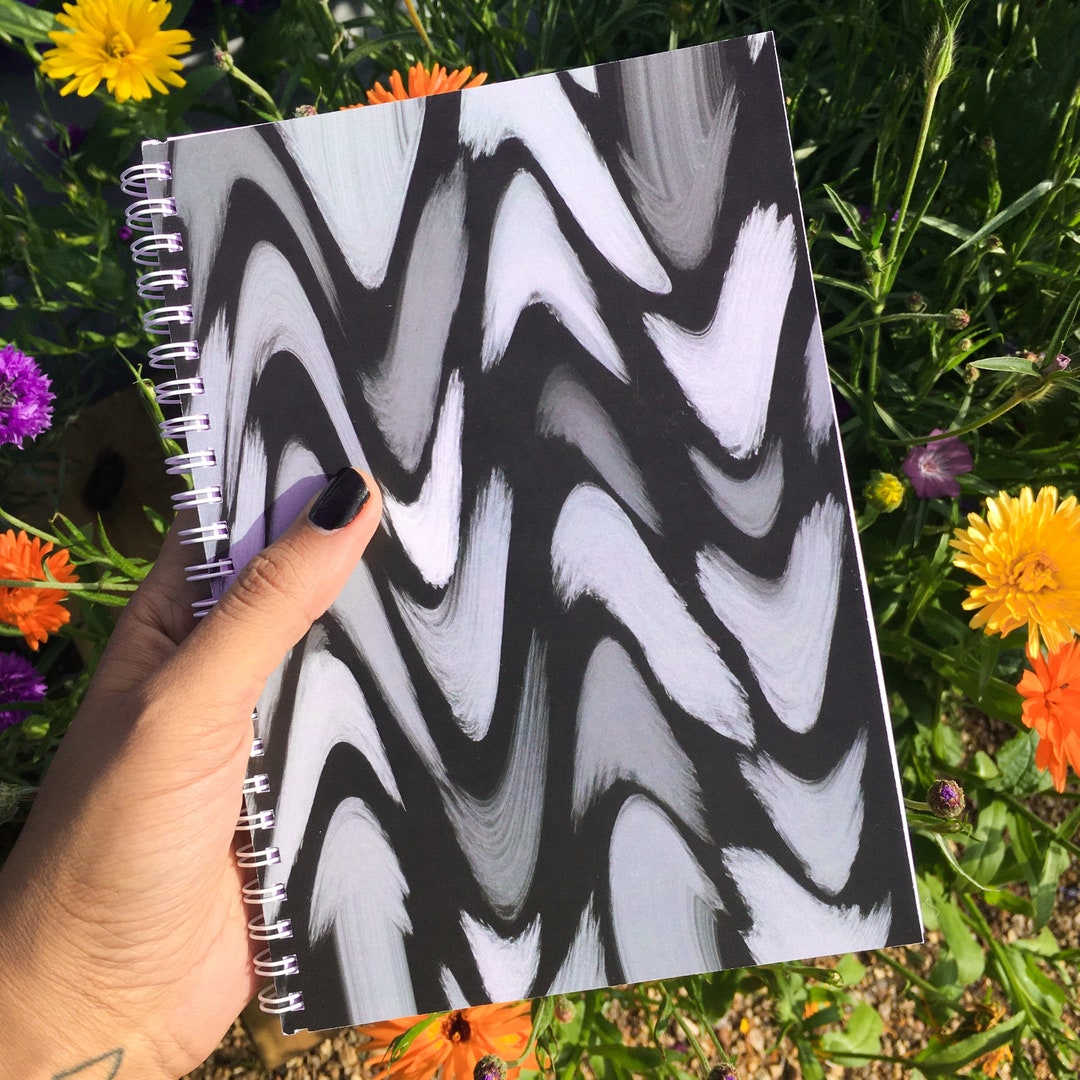 Wavy Notebook - Etsy