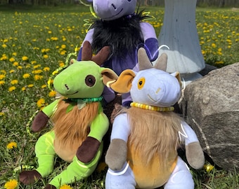 Handmade goat plushies teddy bear