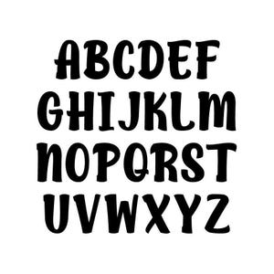 Fusible Precut Stained Glass Letters, 1" 2" 3" 4" 5" Tall | 90 COE or 96 COE  | Black or White | Multiple Sizes | Glass Fusing or Mosaics