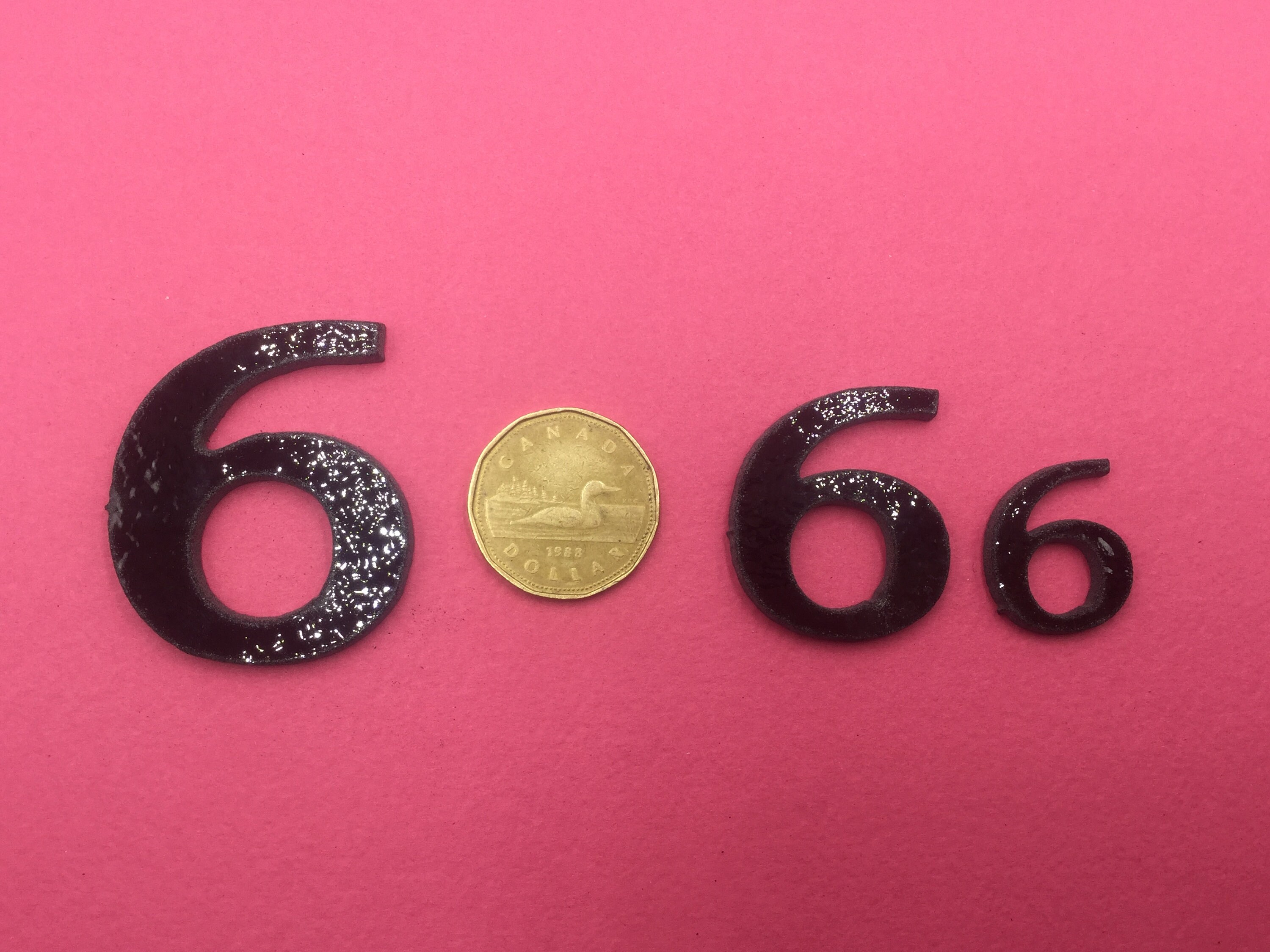 Precut Stained Glass Precut Glass Numbers 6 Black Opal Etsy