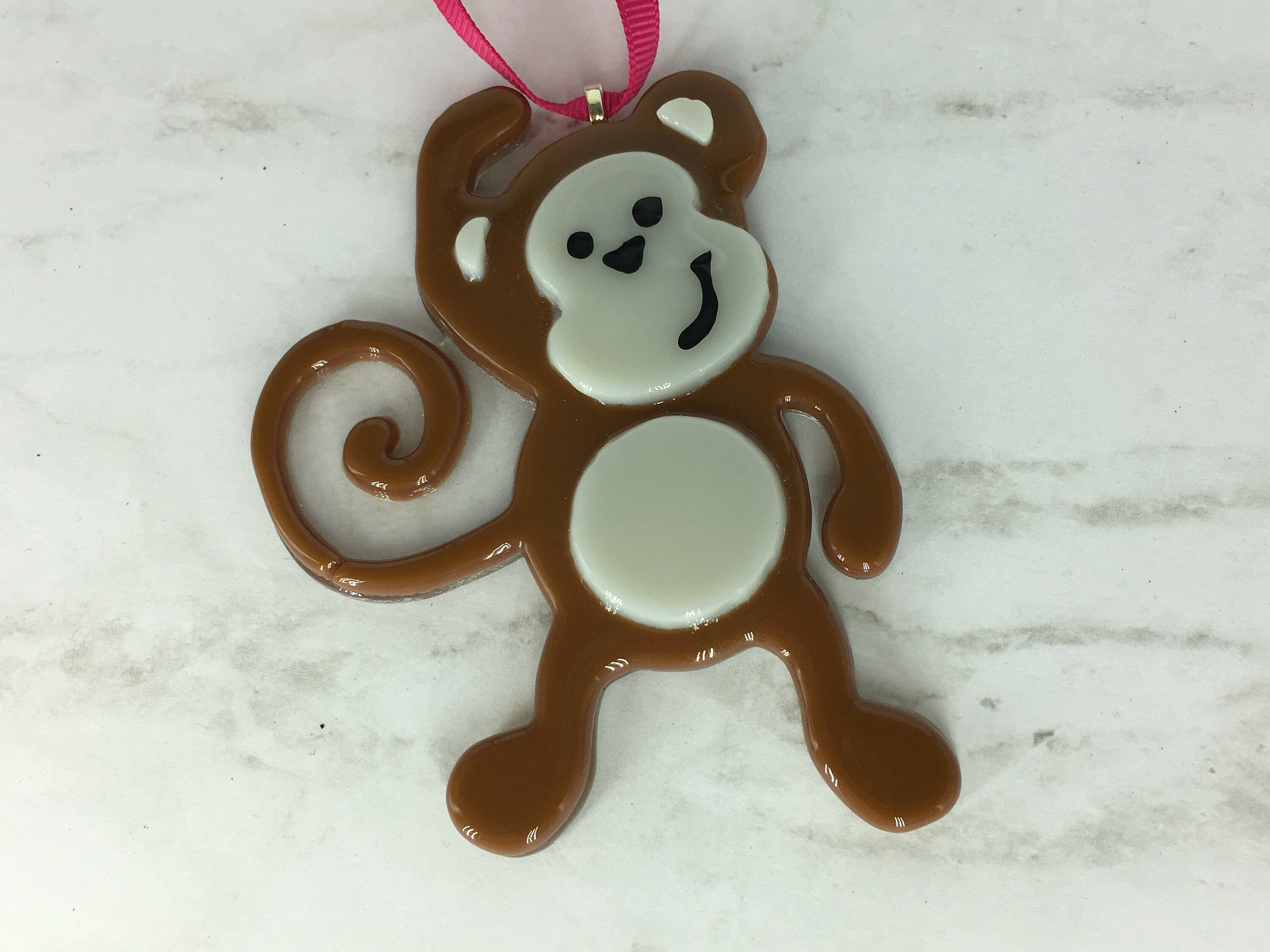Monkey Christmas Ornament Monkey Ornament Gift Holiday Etsy