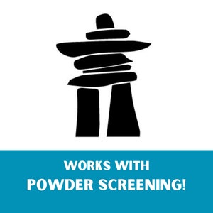 DIY Silk Screen Printing, Inukshuk Screen, Silk Screen Stencil, Screens for Printing, Silk Screen Transfer, Printmaking on Ceramics & Glass