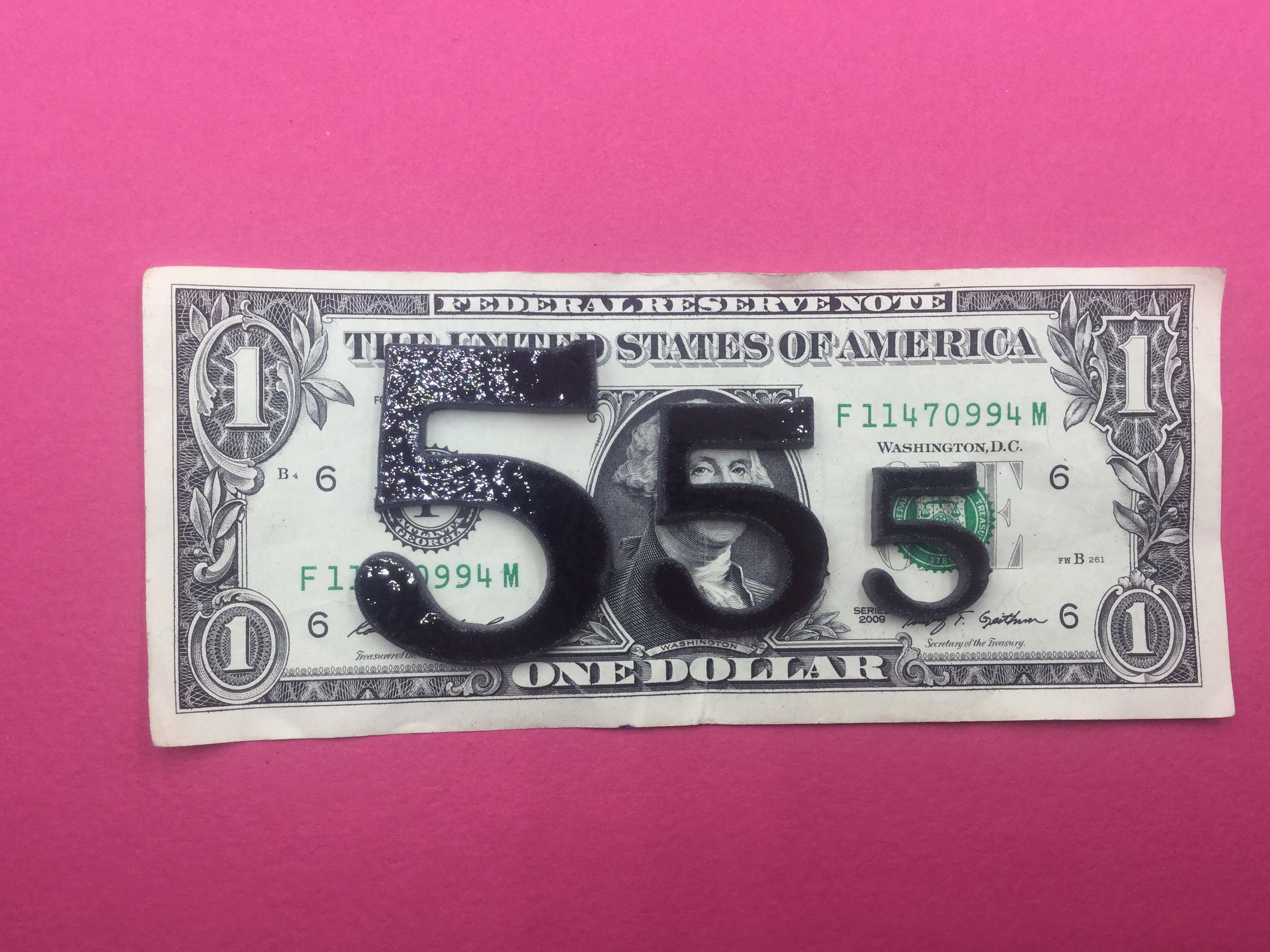 Precut Stained Glass Precut Glass Numbers 5 Black Opaque Etsy