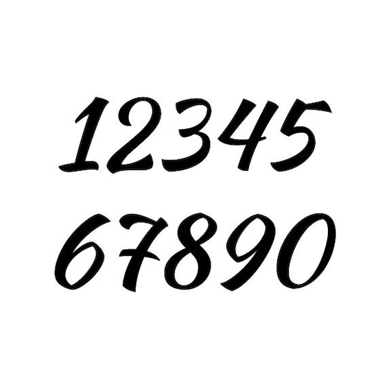 Fusible Precut Stained Glass Numbers 1 2 3 Etsy