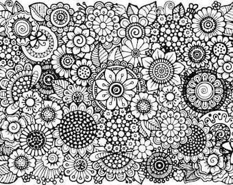 Flower Silk Screen Stencil, Silk Screen for Polymer Clay, Flower Screen Print Stencil, Stencils for Art
