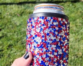 USA Burst Slim Can Cooler/12oz Tumbler