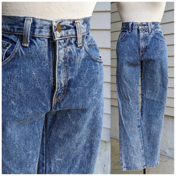 80s Vintage Acid Wash Gap Jeans - image 1