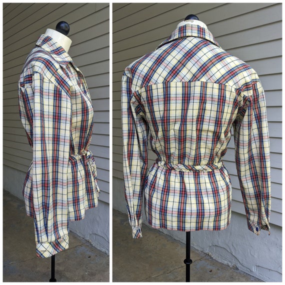 Lightweight Plaid Jacket by Corinth Street | 60s … - image 6