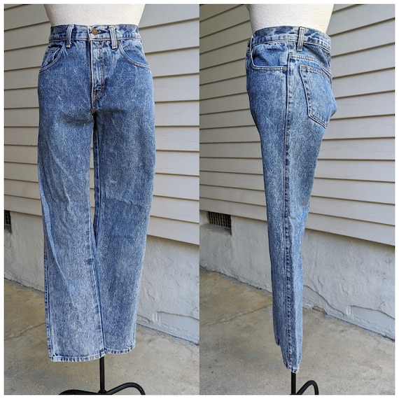 80s Vintage Acid Wash Gap Jeans - image 2