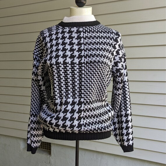 80s 90s Vintage Sweater - Acrylic Pullover by Mem… - image 3