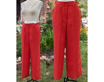 70s Red Pants by The Gathering Designer Group for Sears