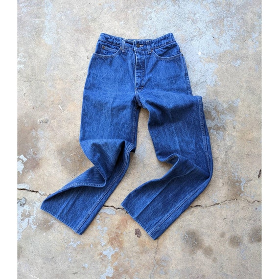 80s Vintage CALVIN KLEIN Jeans - High Waist Strai… - image 2