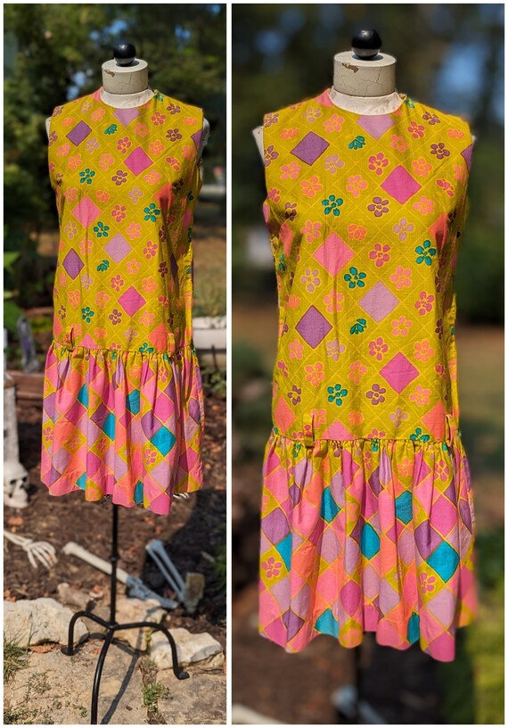 Bright Mod Drop Waist Dress by Malia Honolulu | B… - image 7