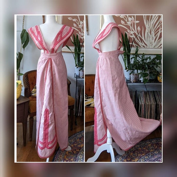 Berry Vintage Pinafore Dress main image 1