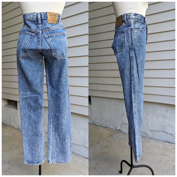 80s Vintage Acid Wash Gap Jeans - image 3