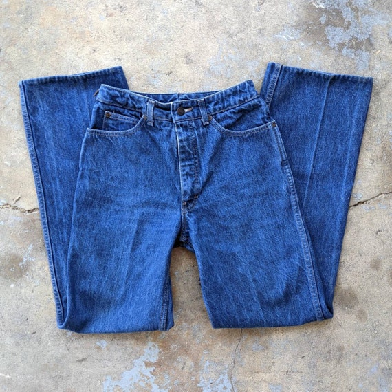 80s Vintage CALVIN KLEIN Jeans - High Waist Strai… - image 4