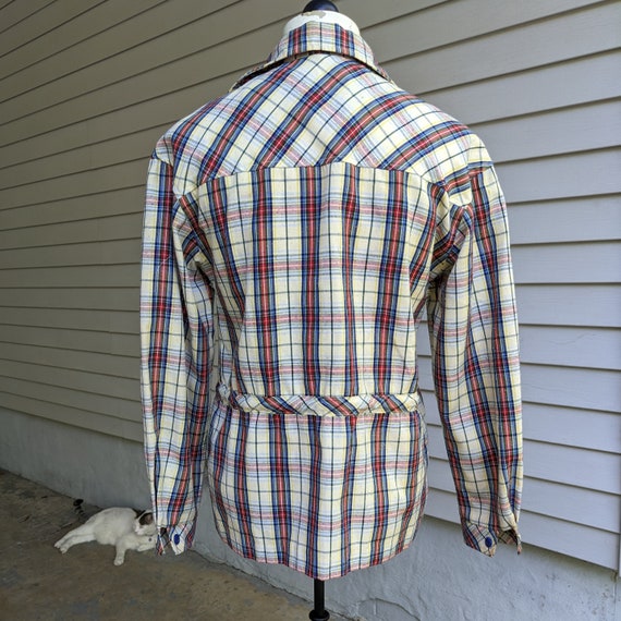 Lightweight Plaid Jacket by Corinth Street | 60s … - image 7