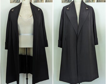 Black Overcoat by Fashionbilt The Well Made Garment | 60s Vintage