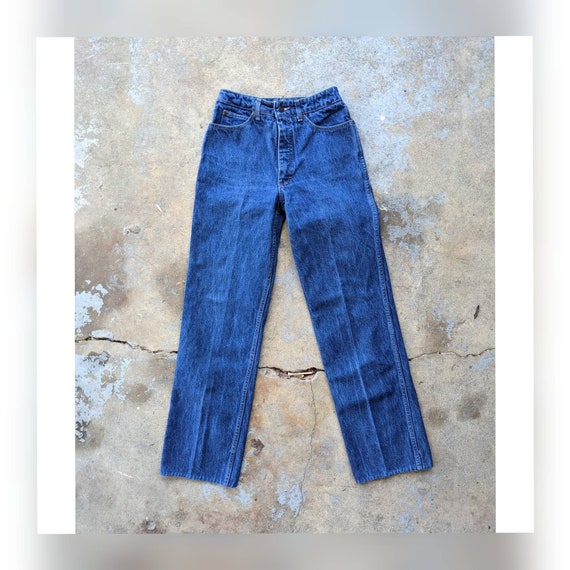 80s Vintage CALVIN KLEIN Jeans - High Waist Strai… - image 1