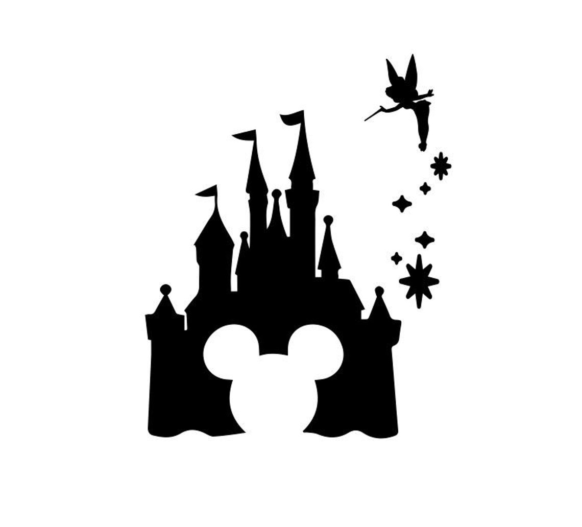 Disney Castle Car Decal Etsy