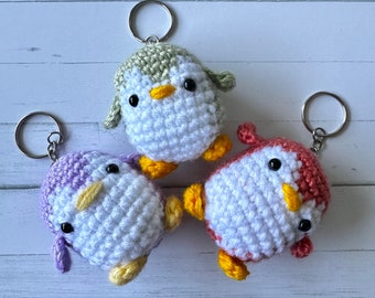 Penguin Keychain, Cute Bag Charm, Key Accessories