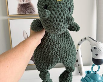 Large Dinosaur Stuffed Animal for Kids, Dinosaur Baby Gift, Cute Dinosaur Plush Toddler Gift, Dinosaur Toy for Boys, Cuddly Stuffed Toy