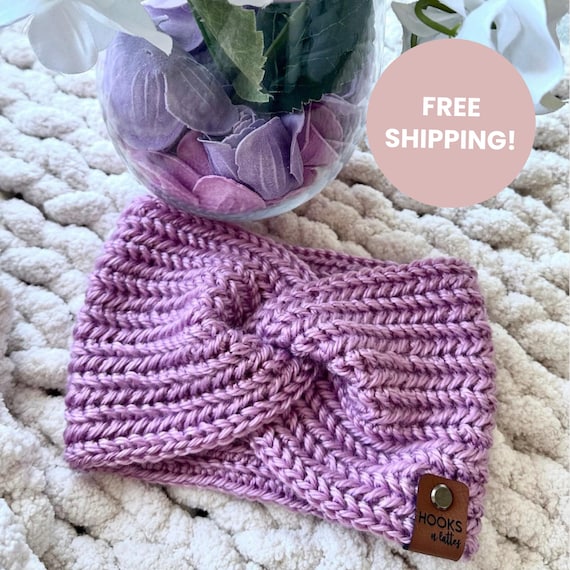 Kids Crochet Ear Warmer, Toddler and Child Winter Headband, Cozy Handmade Earwarmer, Warm Knit Head Wrap for Girls and Boys