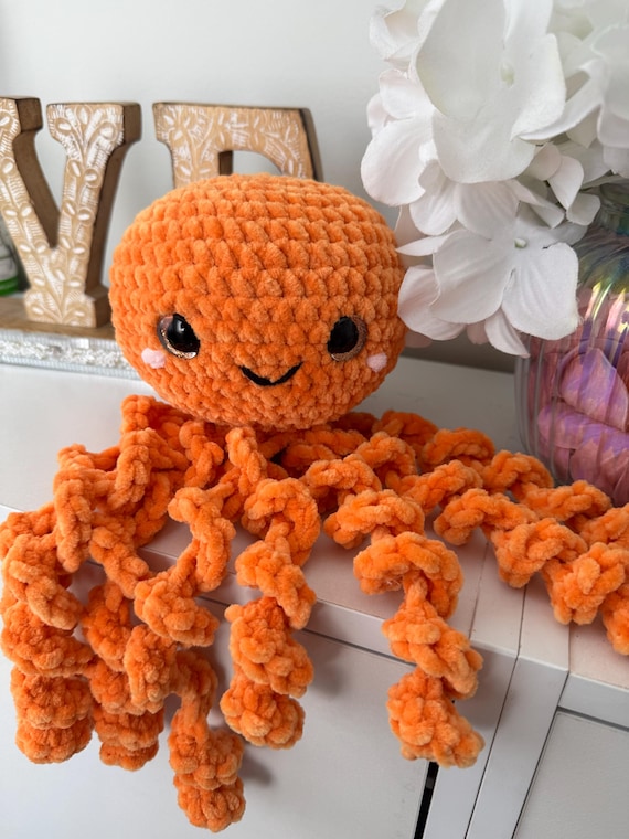 Crochet Octopus Plushie: Soft Handmade Amigurumi Stuffed Animal