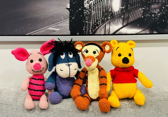 Stuffed Animal Set, Handmade, Baby Shower Gift, Handmade, Nursery Decor, Nostalgic Toys