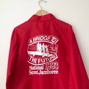 Vintage 1993 Boy Scout National Scout Jamboree Windbreaker Jacket
