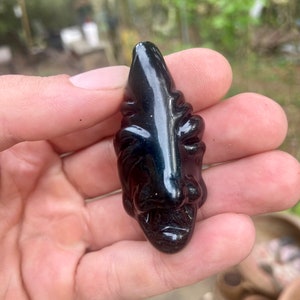 Sparkly Tiki Totem Pendant