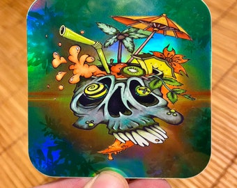 Zombie Brains Sticker
