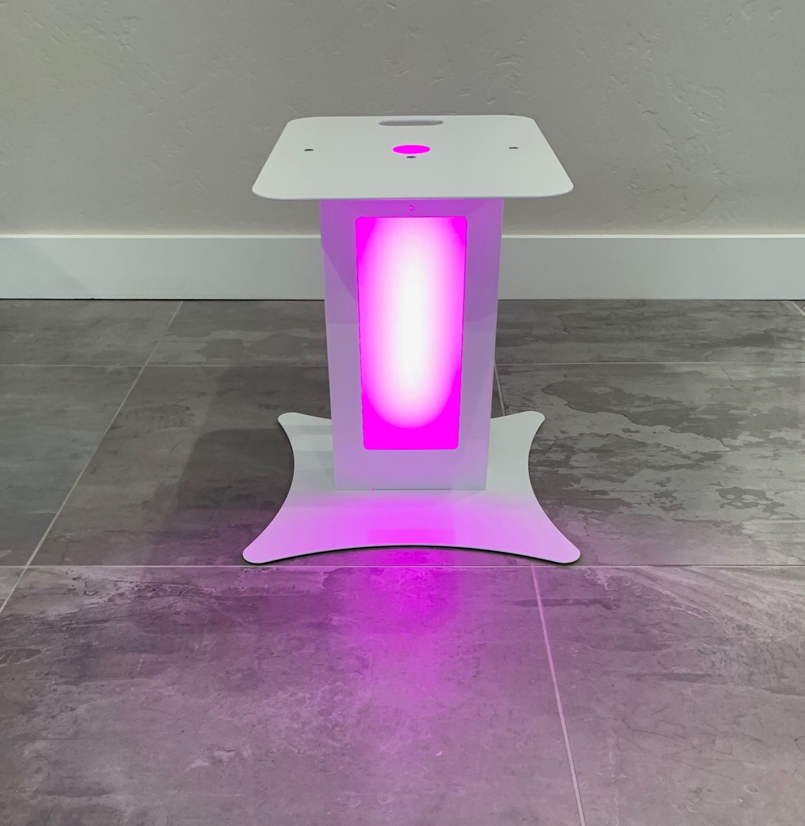 Photo Booth Printer Stand With LED Lights On Sale... Etsy