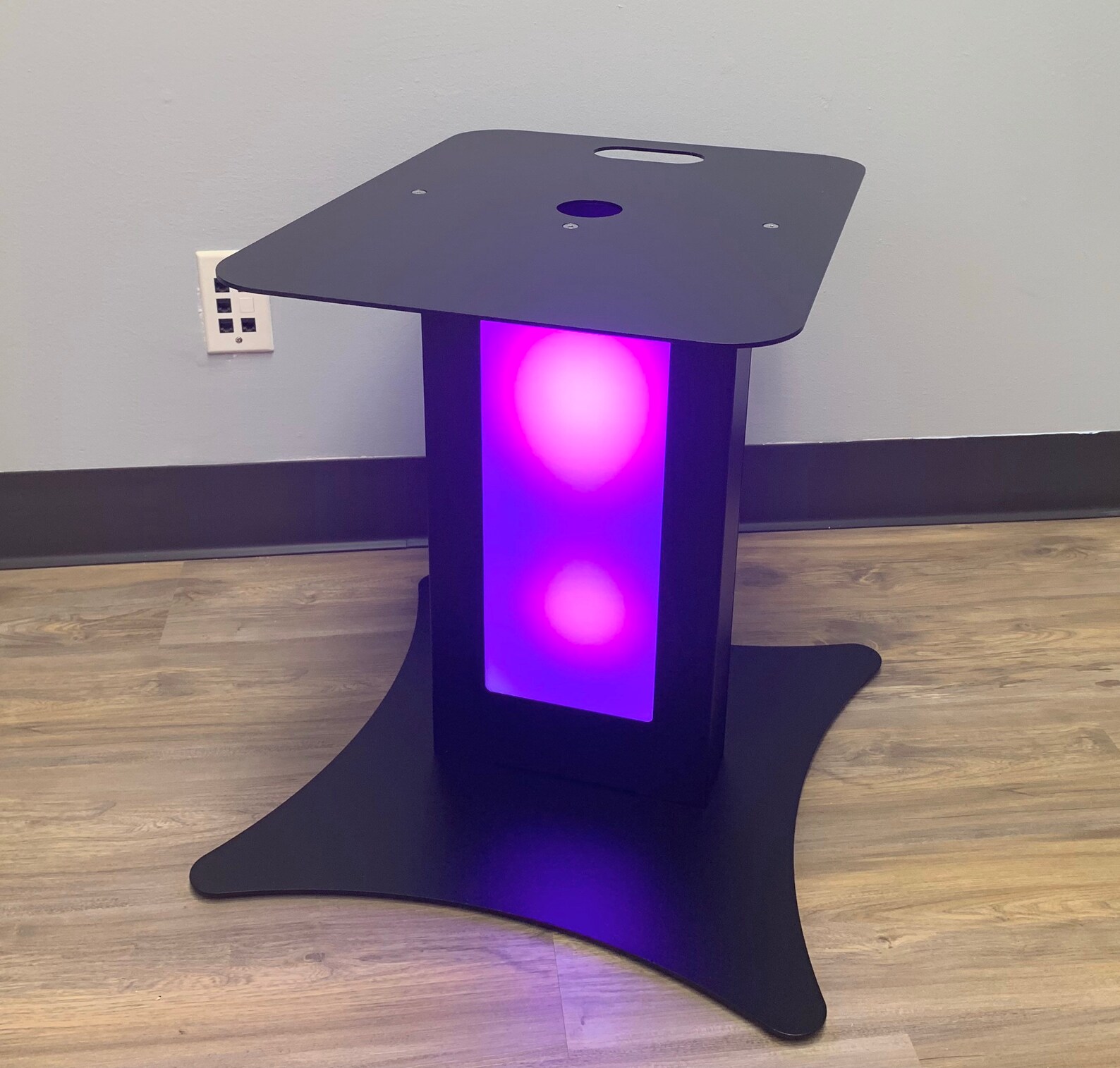 Phantom iPad Photo Booth Shell W/ LED Printer Stand Modish Booths by 4EVR Foto Made in the USA